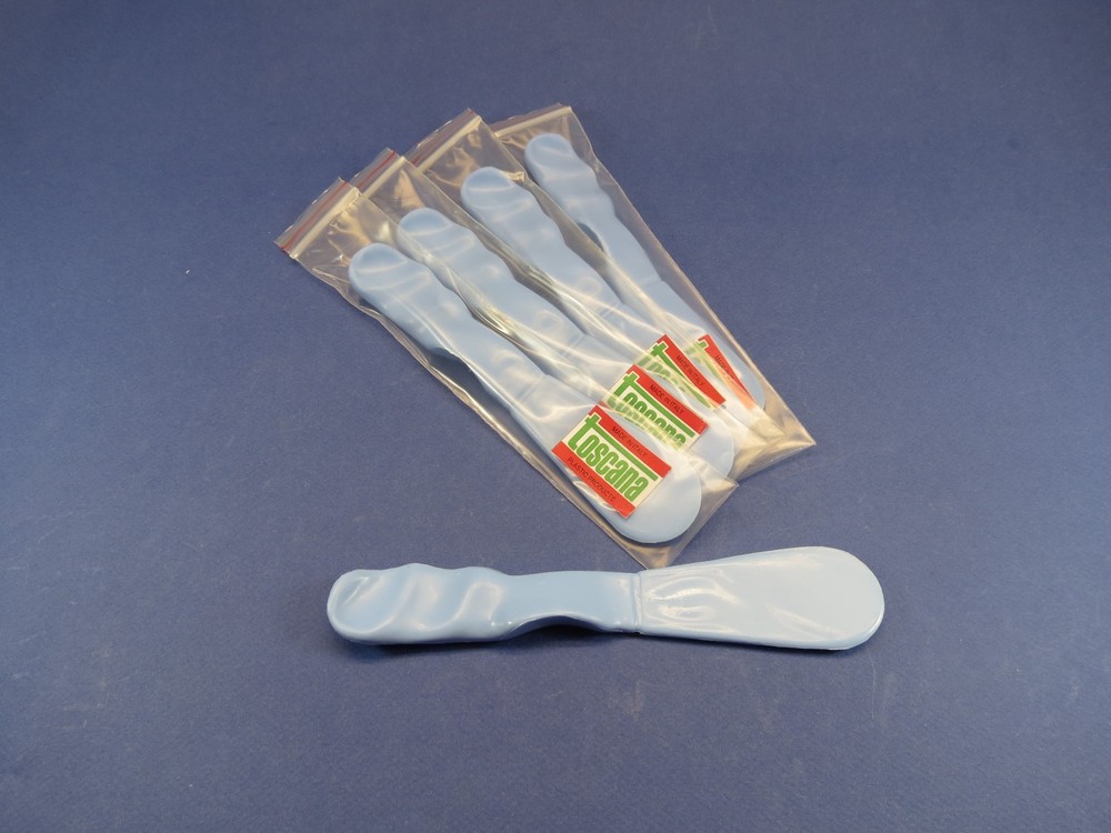Dental Spatula Plaster Plastic Blue Type Handle Kit /5 TOSCANA