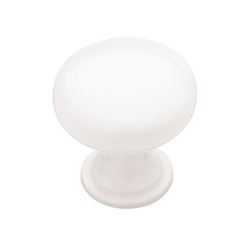 20 Knobs Handles Pulls Kitchen Cabinet Hardware Metal Enamel White