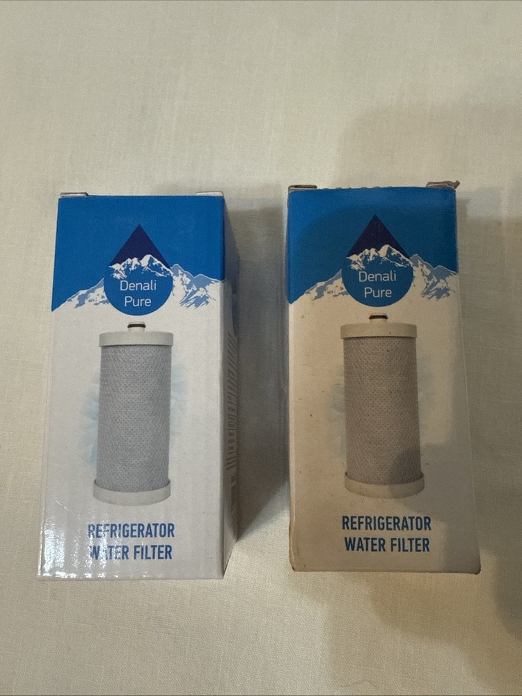 Denali Pure Replacement Refrigerator Water Filter WF-1CB-S Lot of 2 New
