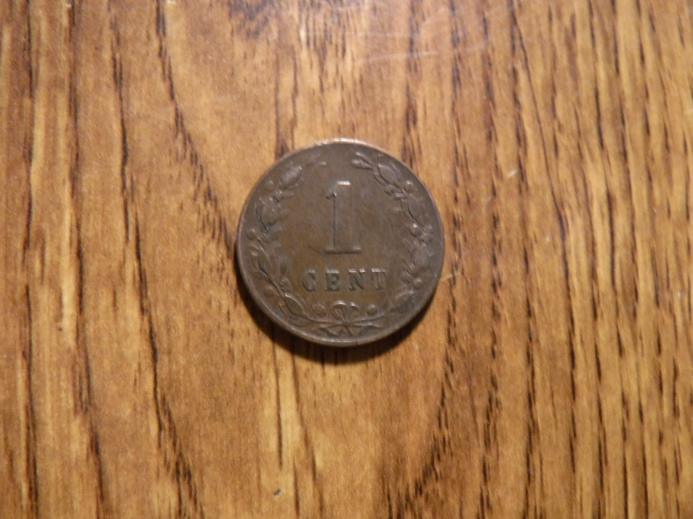 NETHERLANDS 1 CENT 1883 COIN (540)