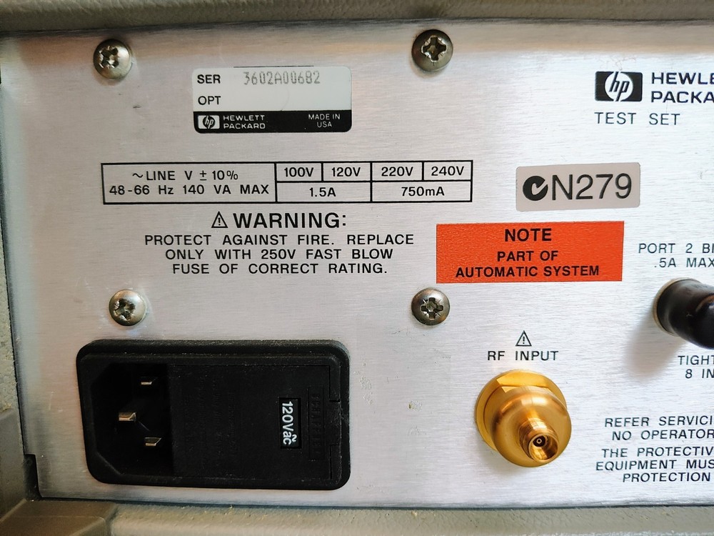 HP 8517B S Parameter Test Set