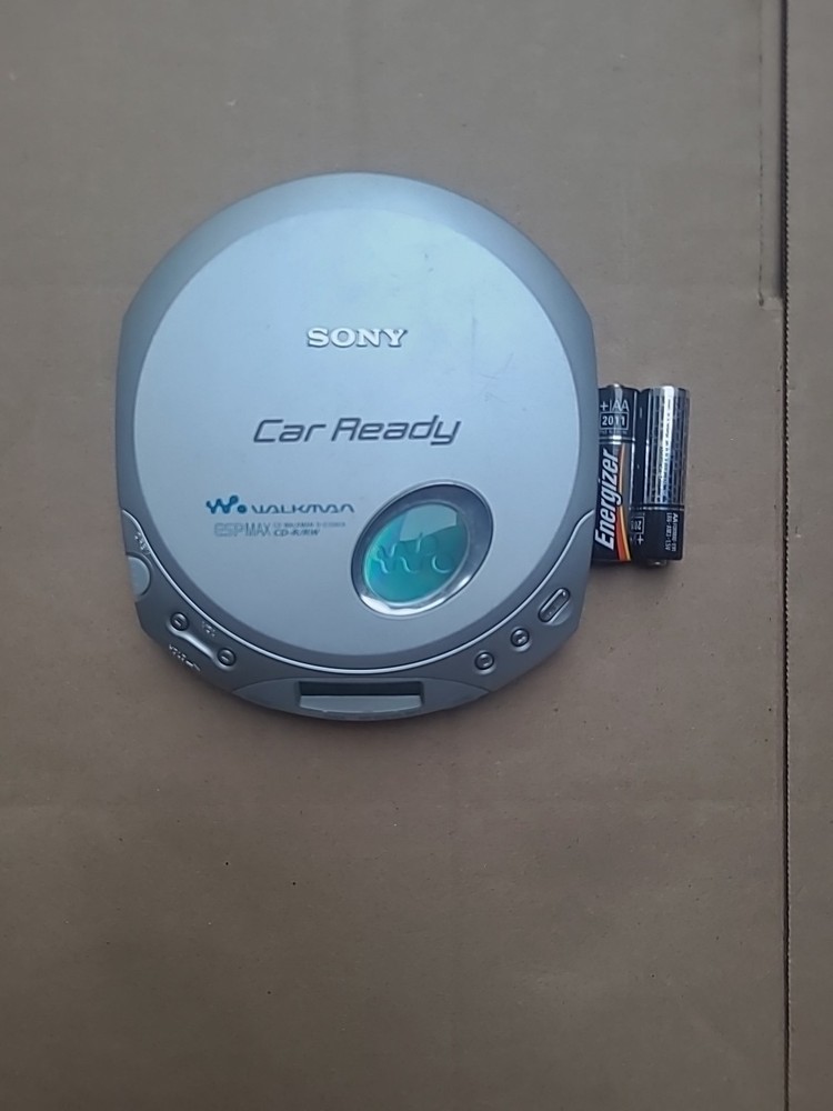 Sony CD Walkman D-E356CK ESP MAX Car Ready Portable CD Player Tested Read