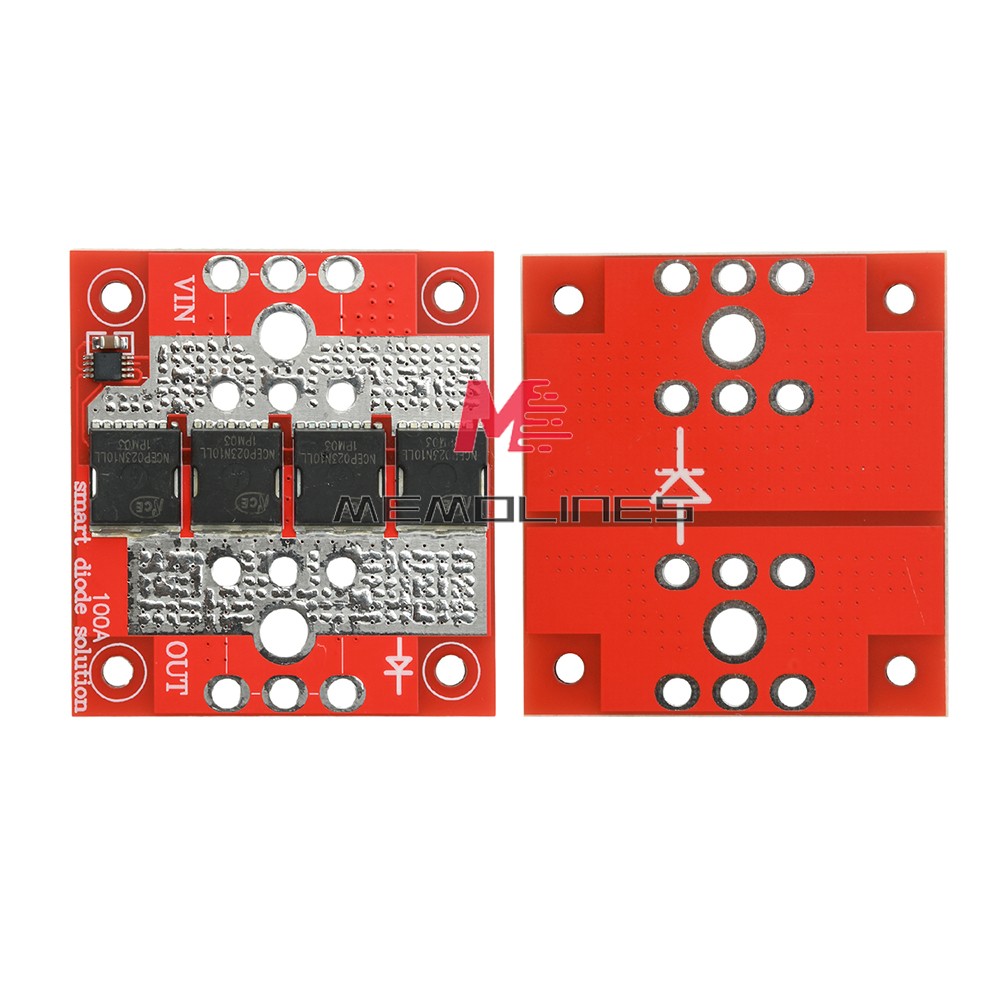 100A High Current Ideal Diode Module No Voltage Limitation Anti-Reverse Charging