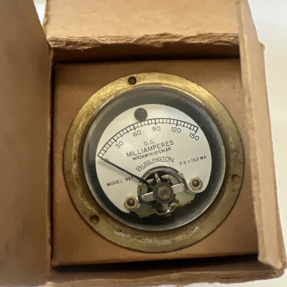 Burlington Instruments Microamperes Model 921 MR26W150DCMAR