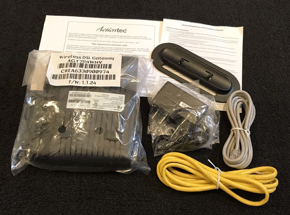 Actiontec AGT784WNV Wireless DSL Gateway