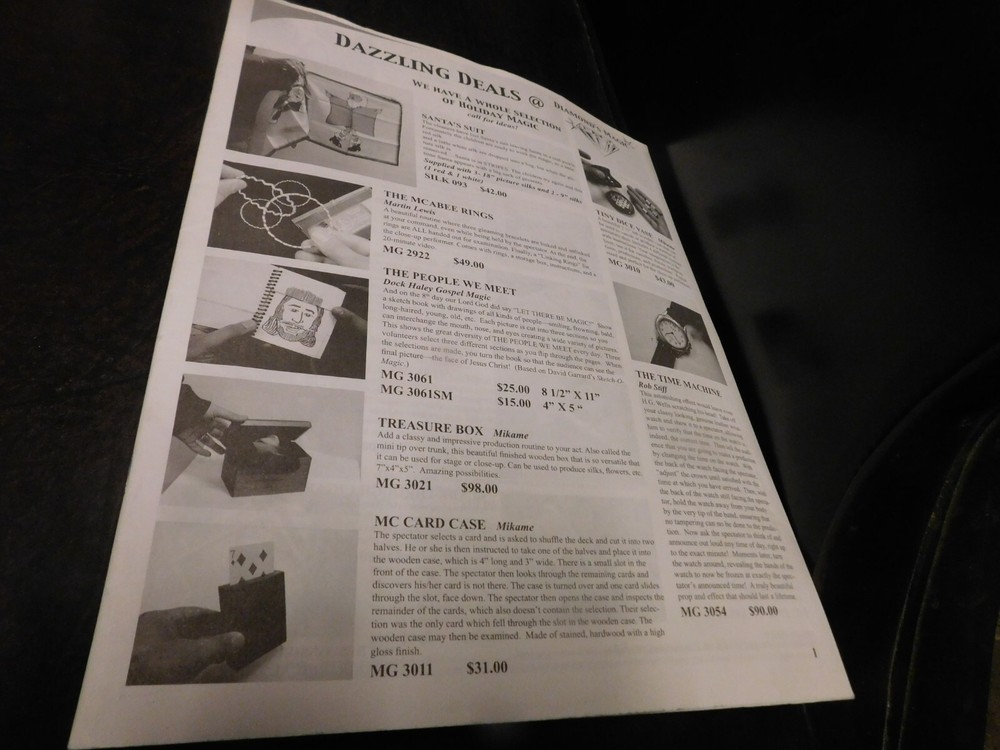 Diamond  Magic Magazine For Magicians # 16 10/02