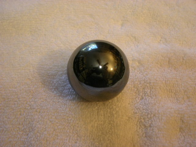 Hematite ball/sphere polished 1 1/2  inch solid 1 sphere per lot