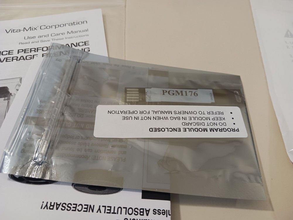 Vita Mix Drive Socket Program Chip PGM176 Set Genuine OEM Part 2006 XGN004