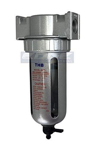 1/2" Moisture Separator Particulate Filter for Compressed Air Systems
