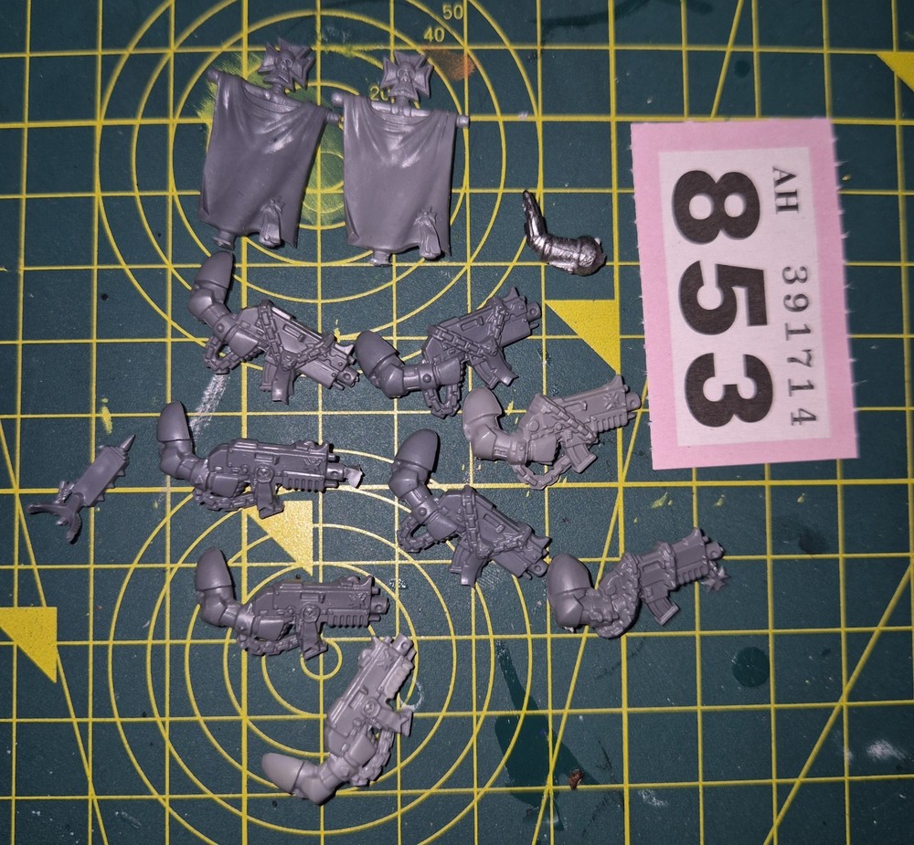 Warhammer 40k Space Marine Black Templar Spare Bits