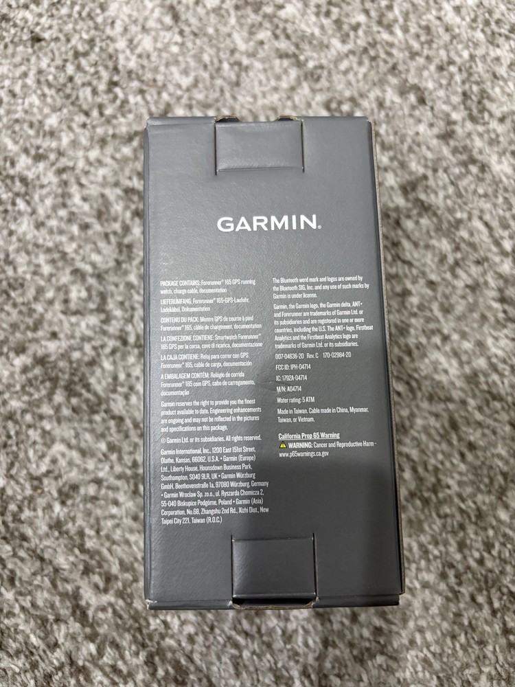 NEW Garmin Forerunner 165, Running Smartwatch, AMOLED Display, Training