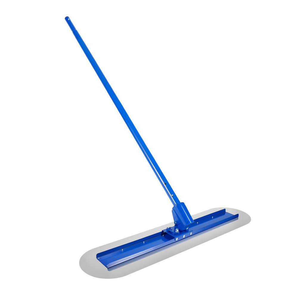 48”x12” Blue Float Concrete Tool Cement Pavement Trowel Float w/5.9ft Poles