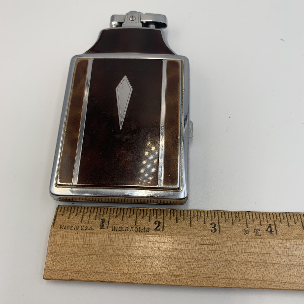 VINTAGE 1940's ART DECO RONSON MASTERCASE LIGHTER & CIGARETTE CASE