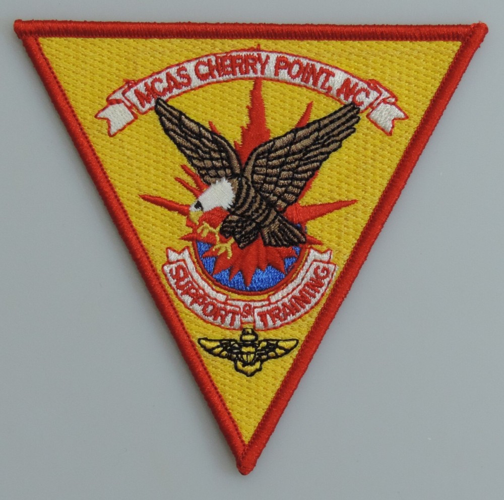 Marine Corps Patch: MCAS CHERRY POINT, NC SUPPORT TRAINING 4"~ Color