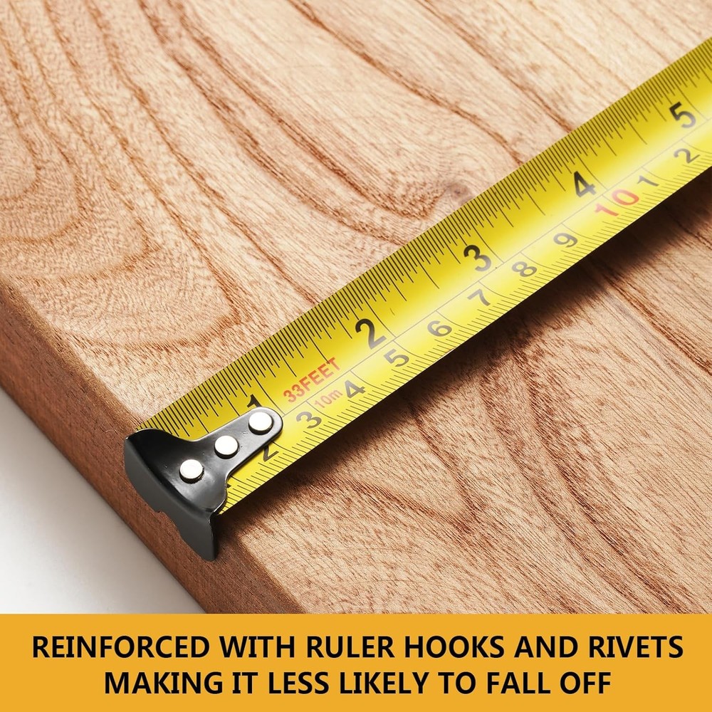 FT Tape Measures with Fractions Heavy Duty Self Locking