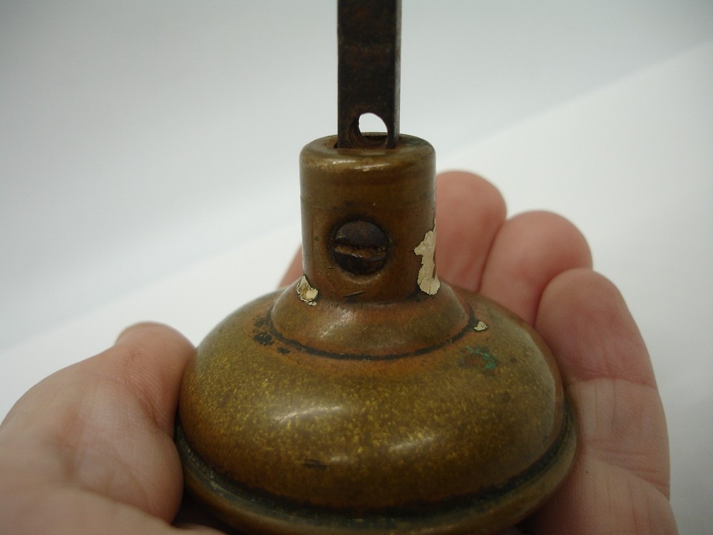 Antique Victorian ornate bronze HEART doorknob set brass CORBIN hardware knobs