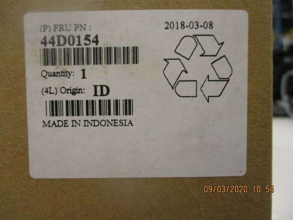 New, Open box, IBM, 44d0154 Impact Plate