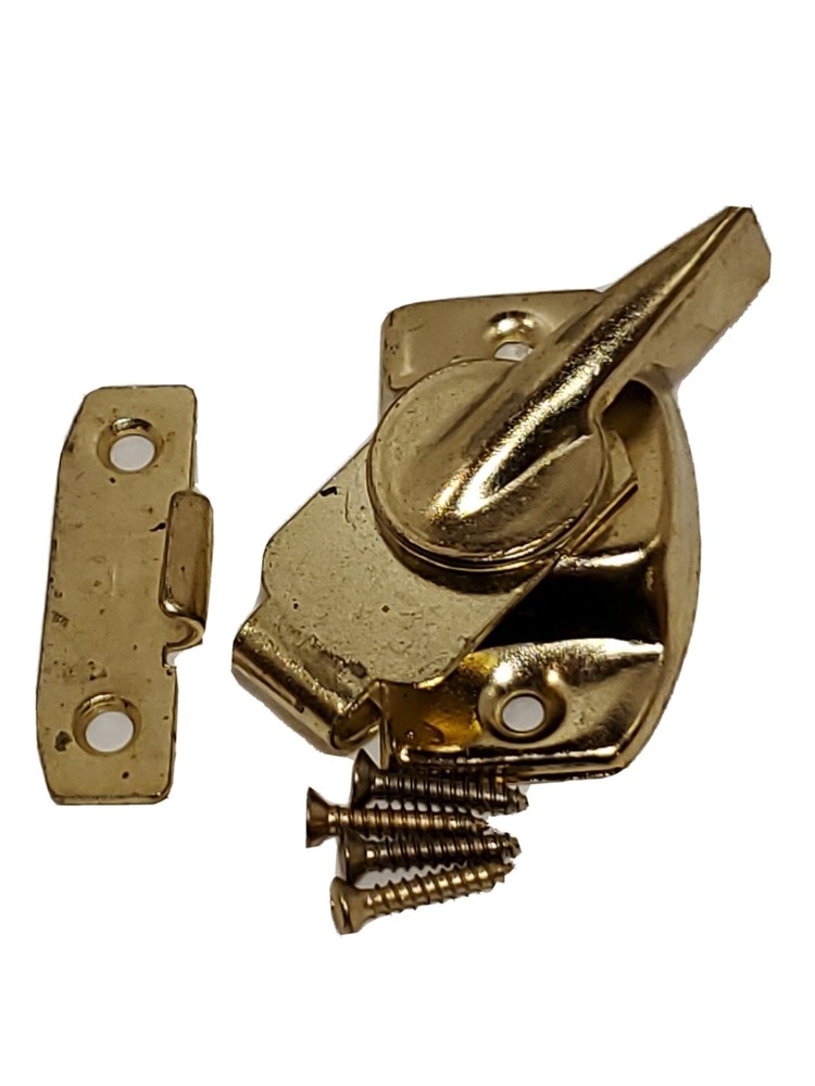 Window Latch, Brass Plated