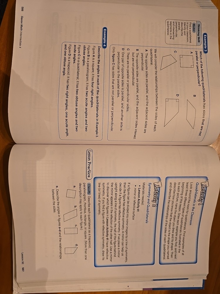 Saxon Math Intermediate 4 Student Textbook (4th Grade)