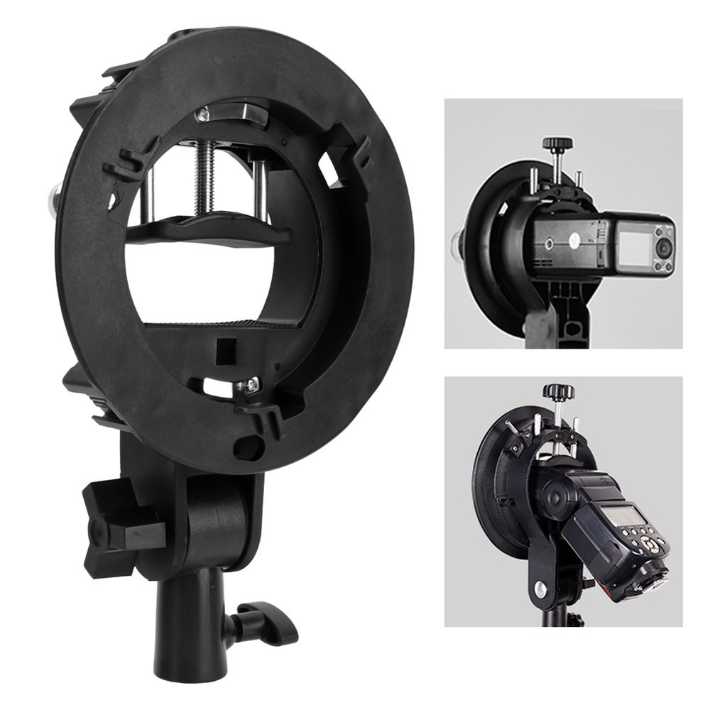 S Type Bracket for Bowens Mount Holder S Type Bracket Holder for Speedlite7945