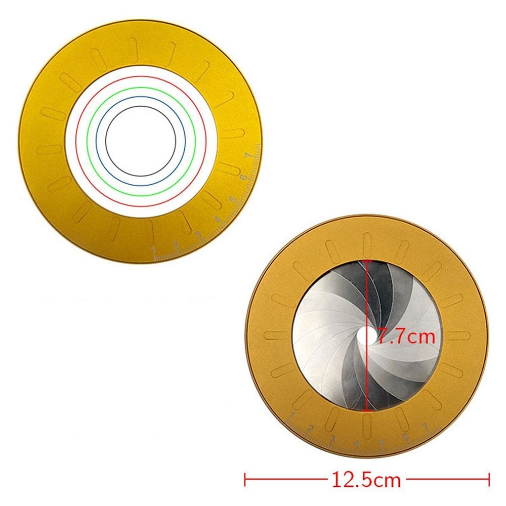 Circle Stencil Tool Template Maker for Geometry, Engineering 12.5cm Diameter