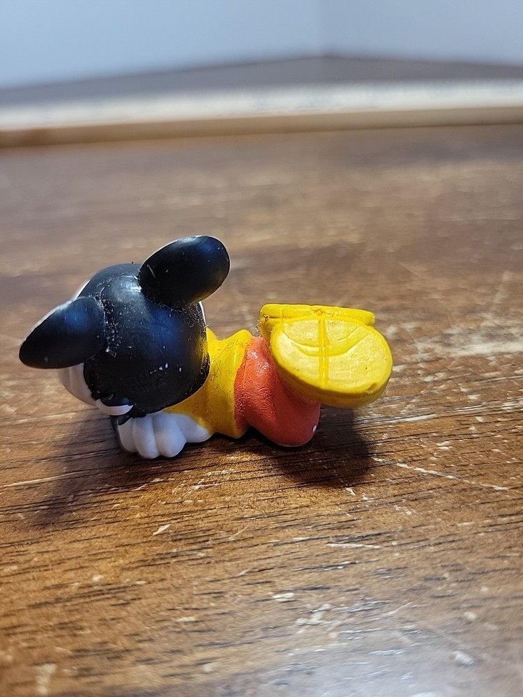 Vintage Mickey Mouse Figurine Laying Down