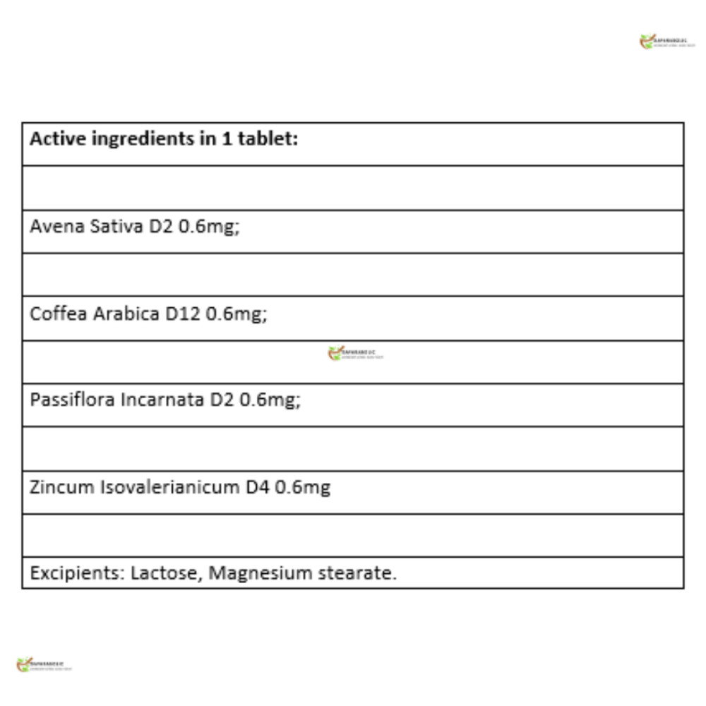 Neurexan Heel 50 tablets Insomnia Restless Sleep Over-active Mind Solution