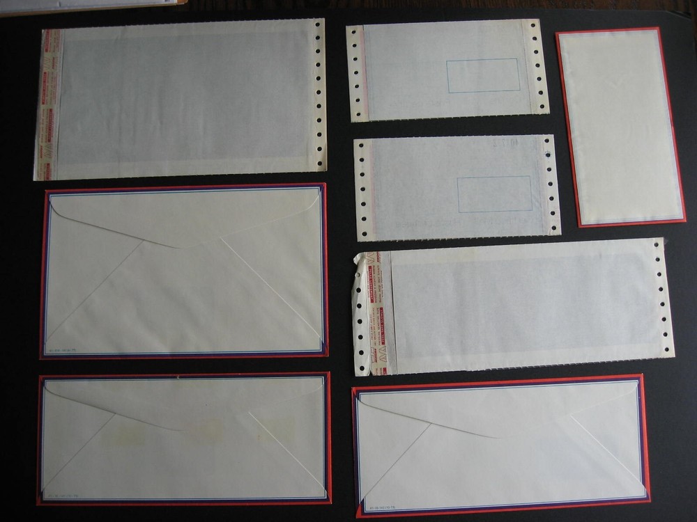 Canada Certified Mail forms, envelopes unused 8 different interesting group here