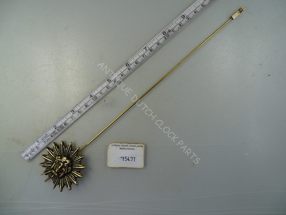 ORIGINAL PENDULUM FOR SALLANDER CLOCK WITH SCHATZ CLOCKWORK