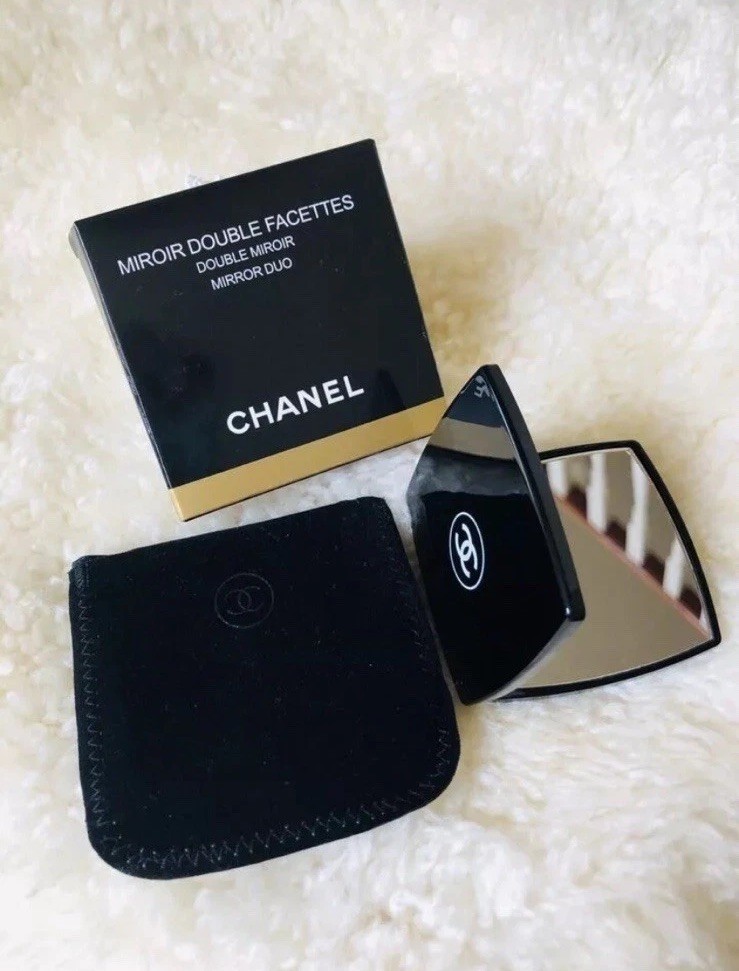 CHANEL Mirror Duo Compact Double Facette Makeup Black