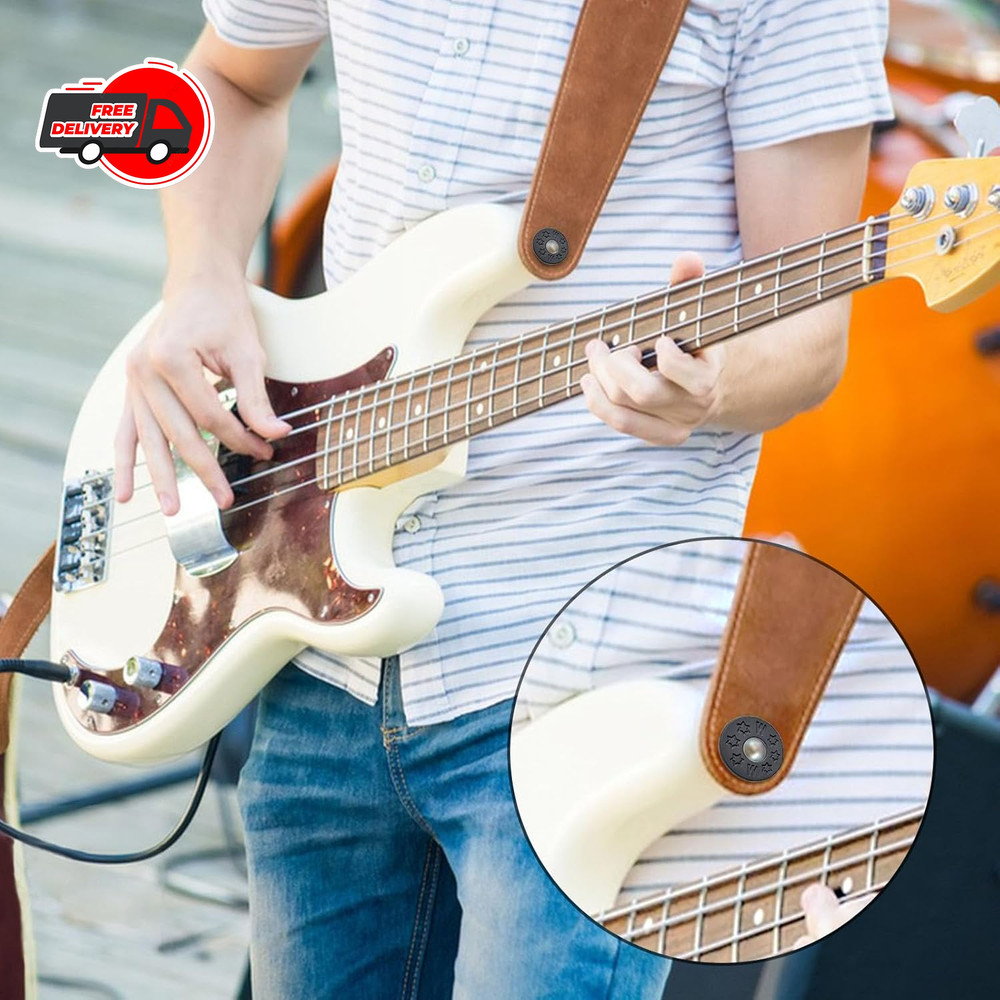 12Pieces Guitar Strap Locks Silicone Strap Locks Rubber Guitar Strap Blocks