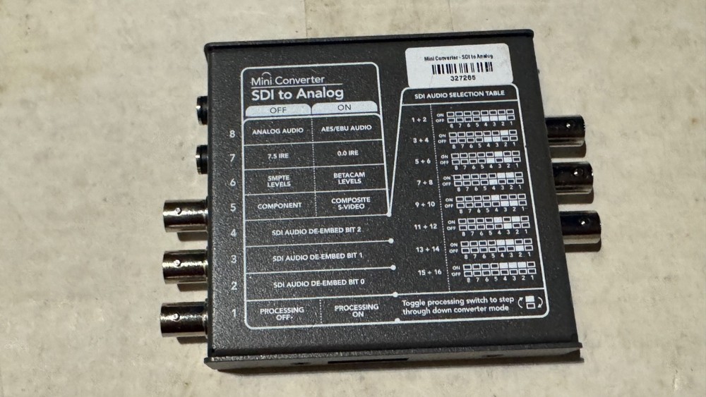 Blackmagic Design Mini Converter - SDI to Analog