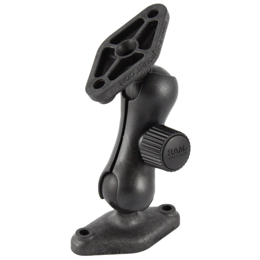 RAP-B-102-2U RAM Low Profile Composite Double Ball Mount w...