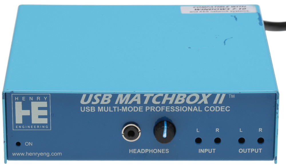 Henry Engineering USB Matchbox II Broadcast AES Digital & Balanced Analog Audio