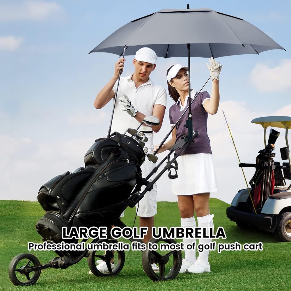 Golf Umbrella Windproof Extra Large Oversized Heavy Duty Double Canopy Rain