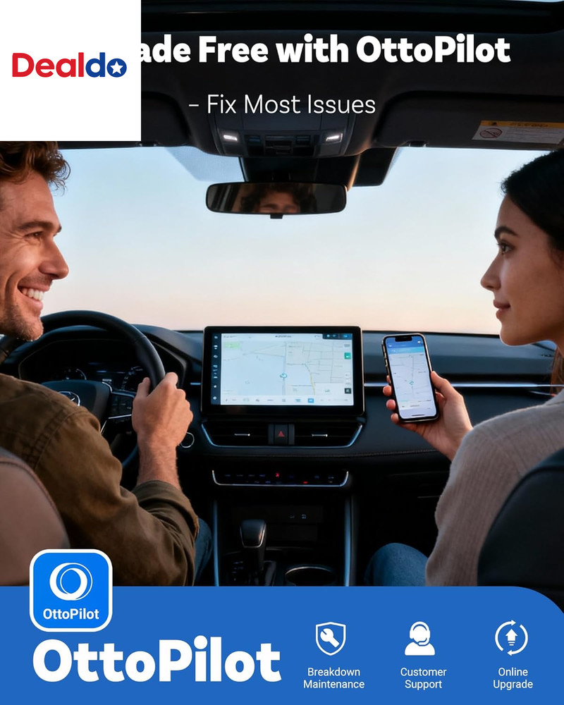 2026 Upgrade Mini Cube 3.0, 2-In-1 Wireless Carplay & Android Auto Adapter, Plug