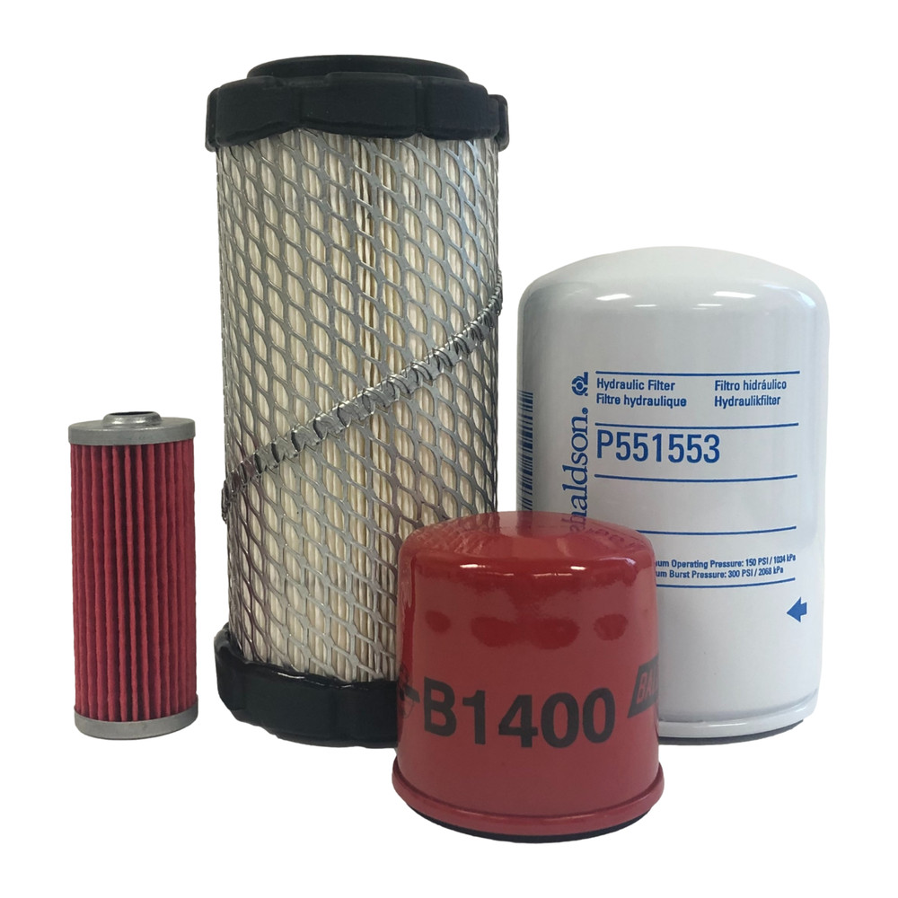 CFKIT Service Filter Kit  Compatible wit LS Tractors MT122 MT125