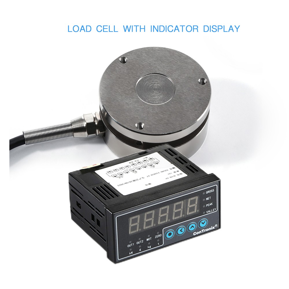 Load Cell Sensor with Indicator Display Alarm Value Relay Outputs Unit:G KG T KN