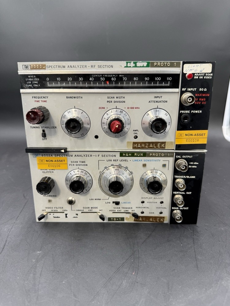 Spectrum Analyzer HP 8552I IF Section + HP 8555A RF Section