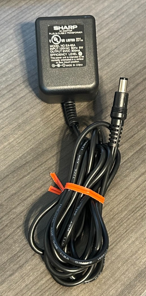 Sharp EA-65A Power Supply Adaptor AC/DC Adapter Charger