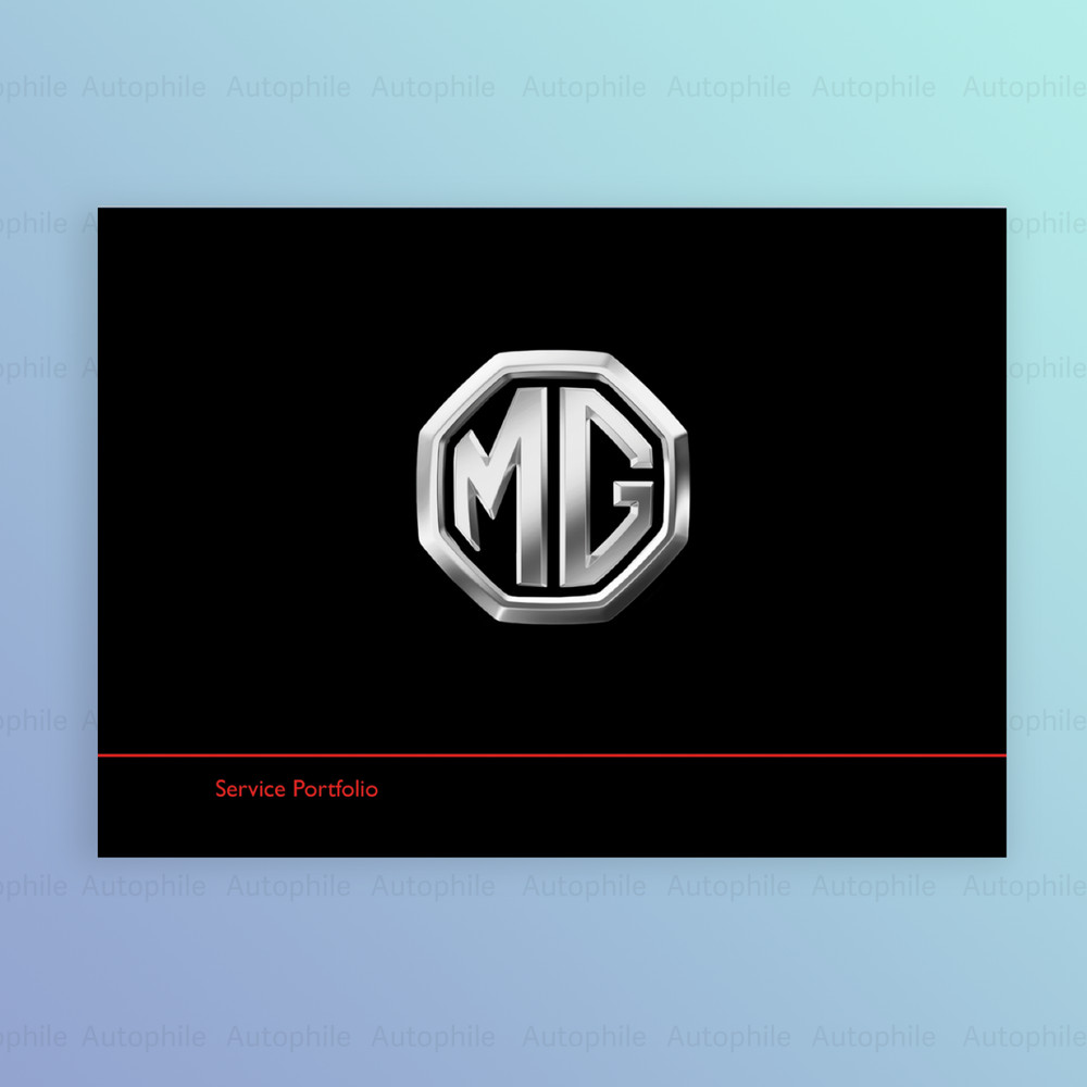MG Service History Book Blank For All Models