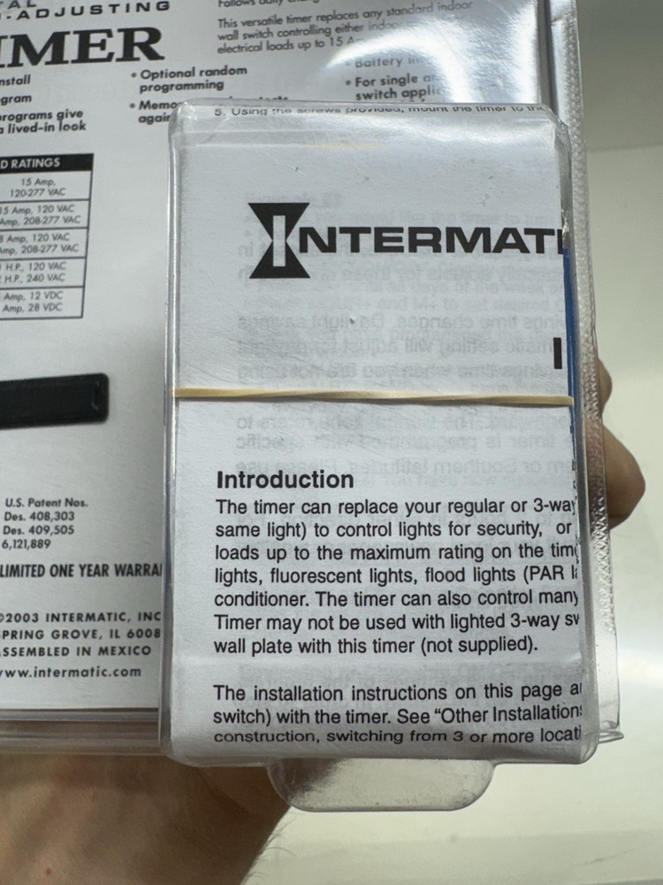 Intermatic SS8C Digital Auto Adjusting Sun Timer Programmable New Sealed