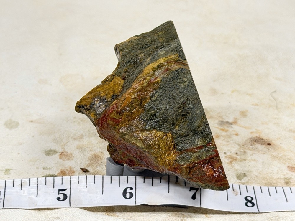 Carrasite Jasper Heel Rough, Lot #326