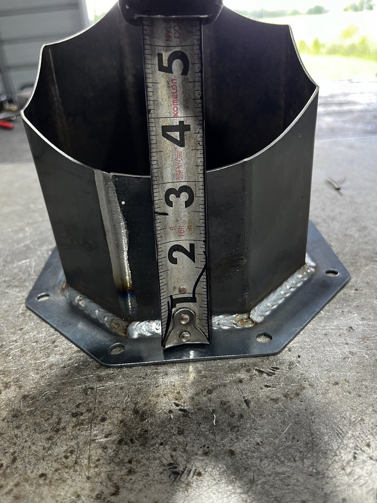 6 INCH OCTAGON EXHAUST HOOD STACK DIESEL STACK DURAMAX POWERSTROKE CUMMINS STACK