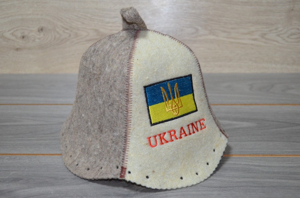 Sauna hat wool Ukrainian Sauna hat Sauna Felt Українські шапки для сауни лазні