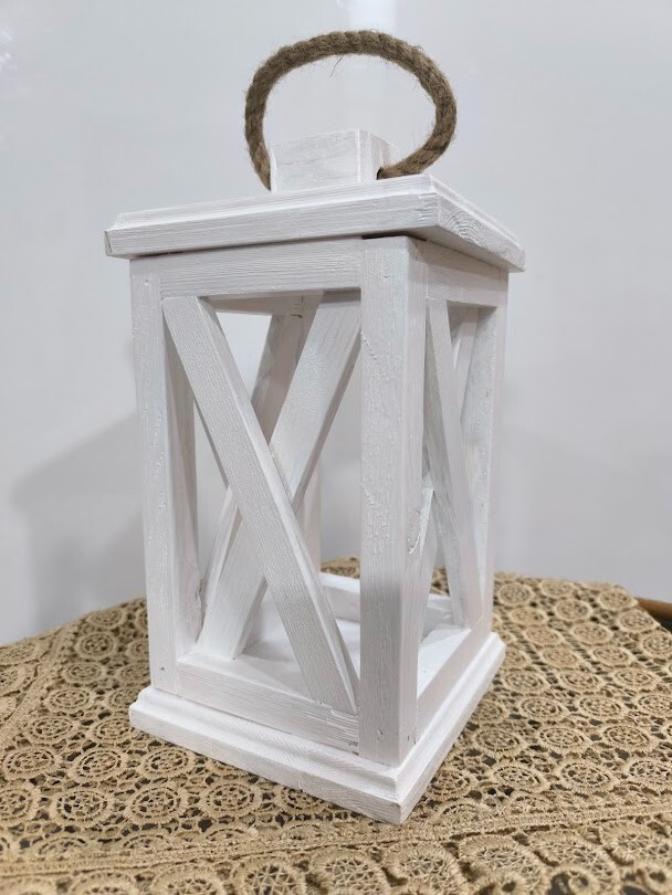Handmade decorative lantern table lamp battery powered Multicolor 15cm*15cm*20cm