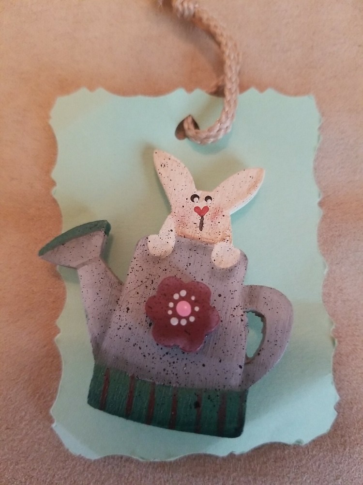 Bunny Rabbit Pin Flower Pot