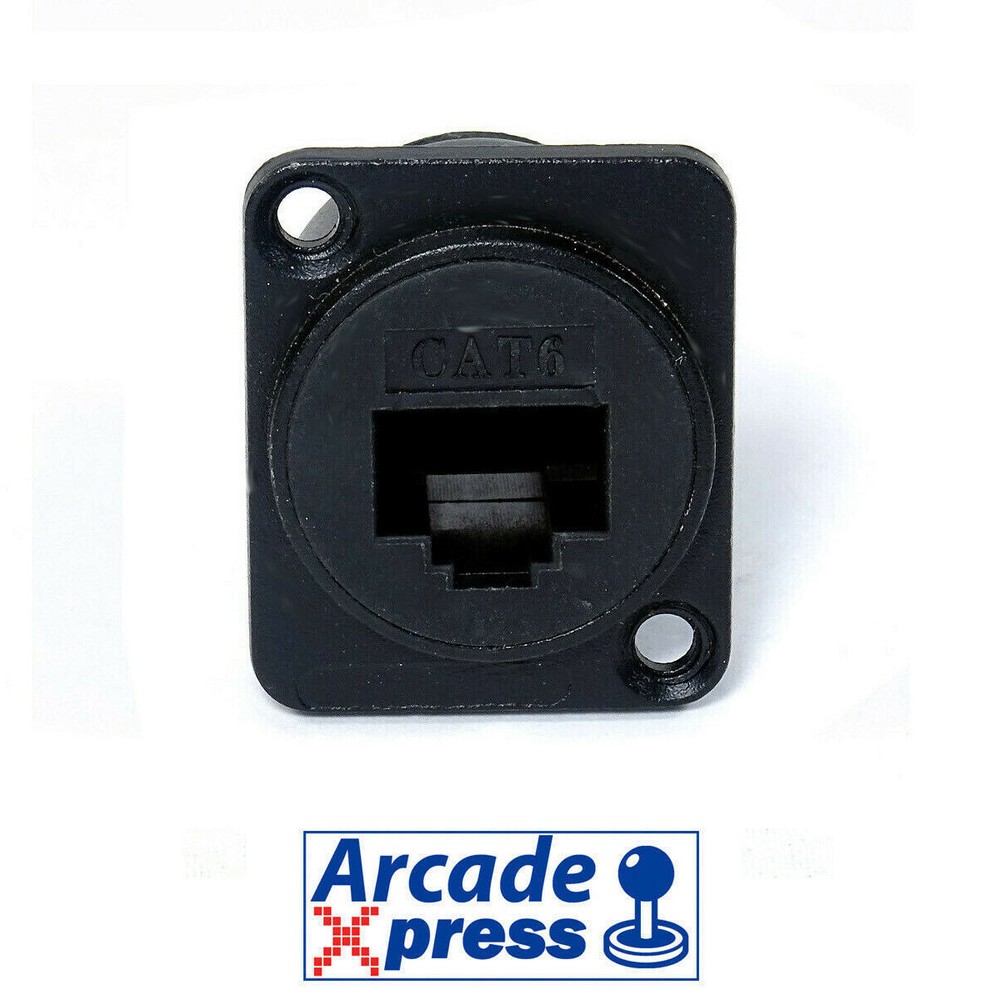 Ethernet Network Feedthrough Female Pass Through Panel Mount Breakout CAT6