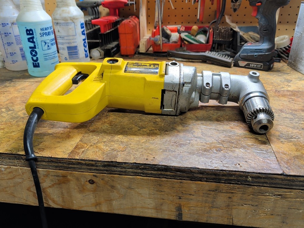 Dewalt DW120 1/2" Right Angle Drill with Case