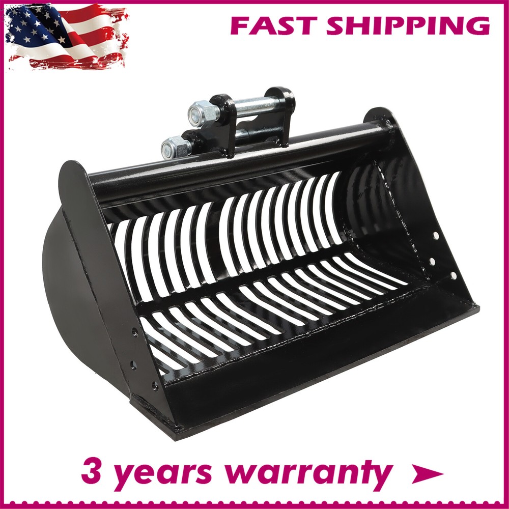 600mm Attachment Screening Skeleton Bucket Fits For Mini Excavators Digger